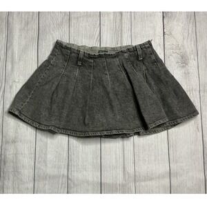 Wild Fable Acid Wash Denim Mini Skort Women 4 GUC